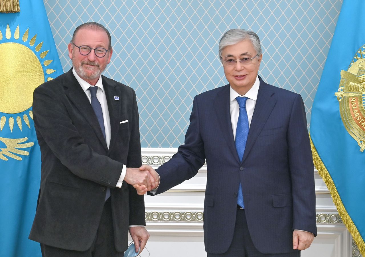 Kassym-Jomart Tokayev receives President of the Parliamentary Assembly of the Council of Europe Rik Daems