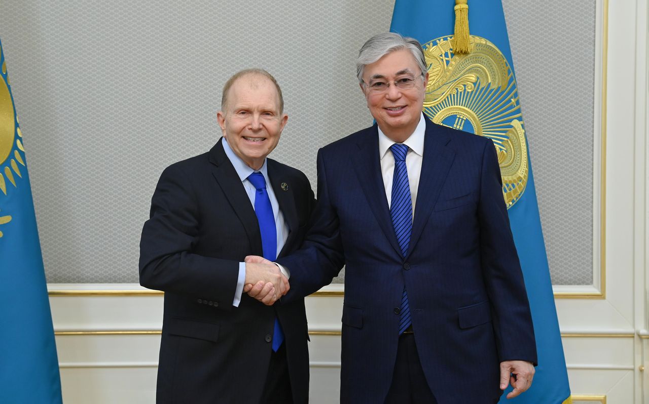 President Kassym-Jomart Tokayev receives U.S. Ambassador to Kazakhstan William Moser