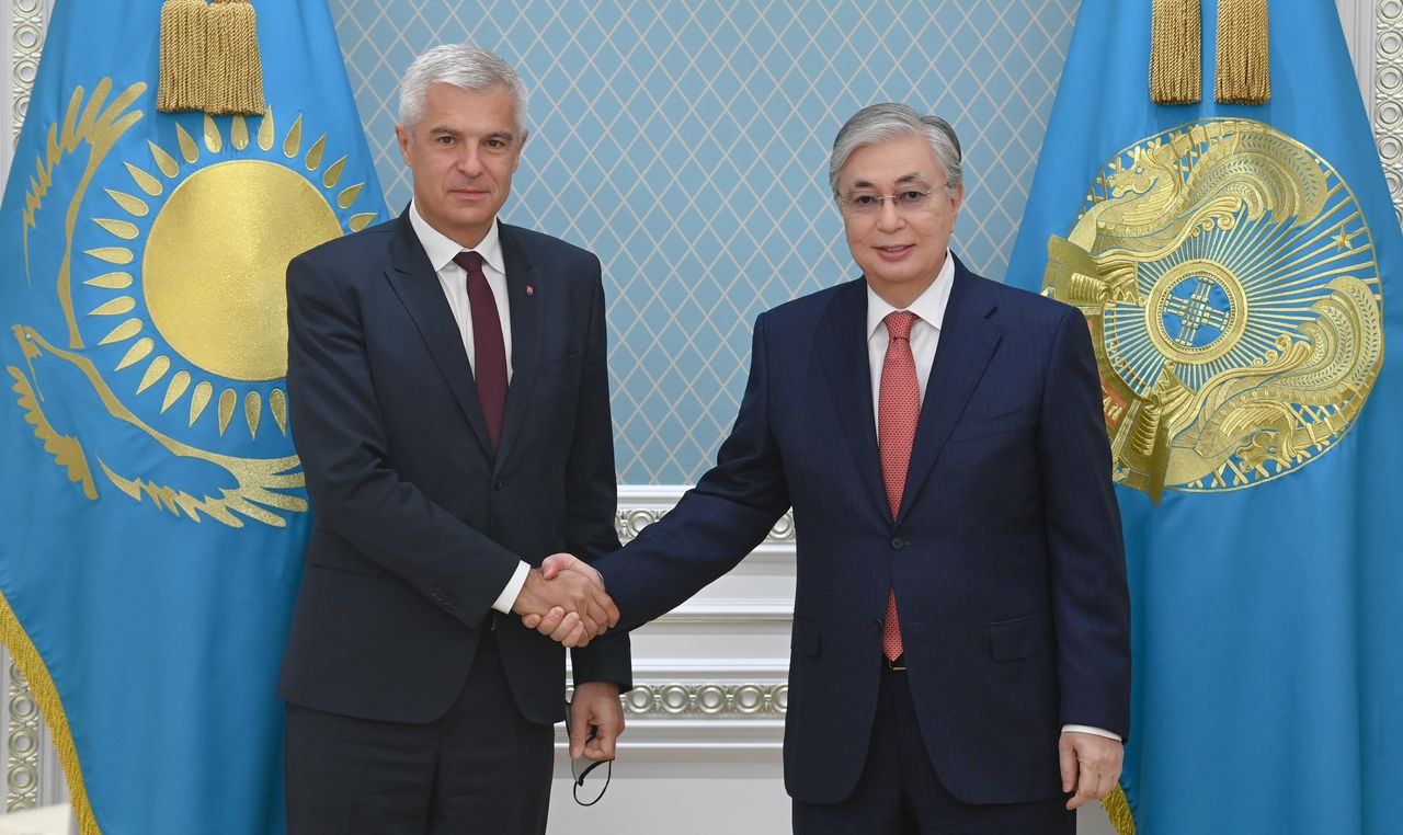 Kazakhstan President receives Minister of Foreign and European Affairs Ivan Korcok of Slovakia