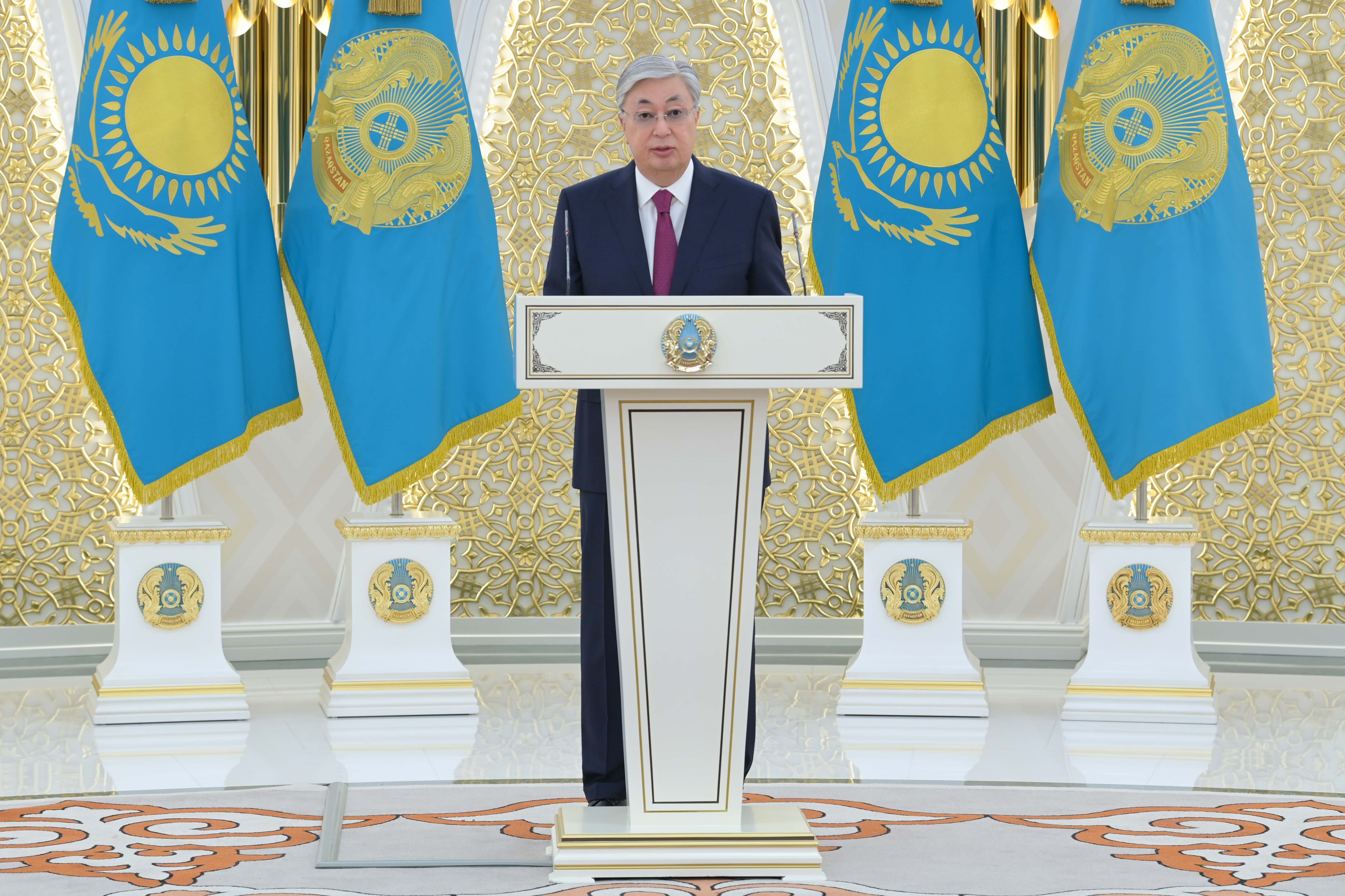 President Kassym-Jomart Tokayev receives credentials from foreign ambassadors