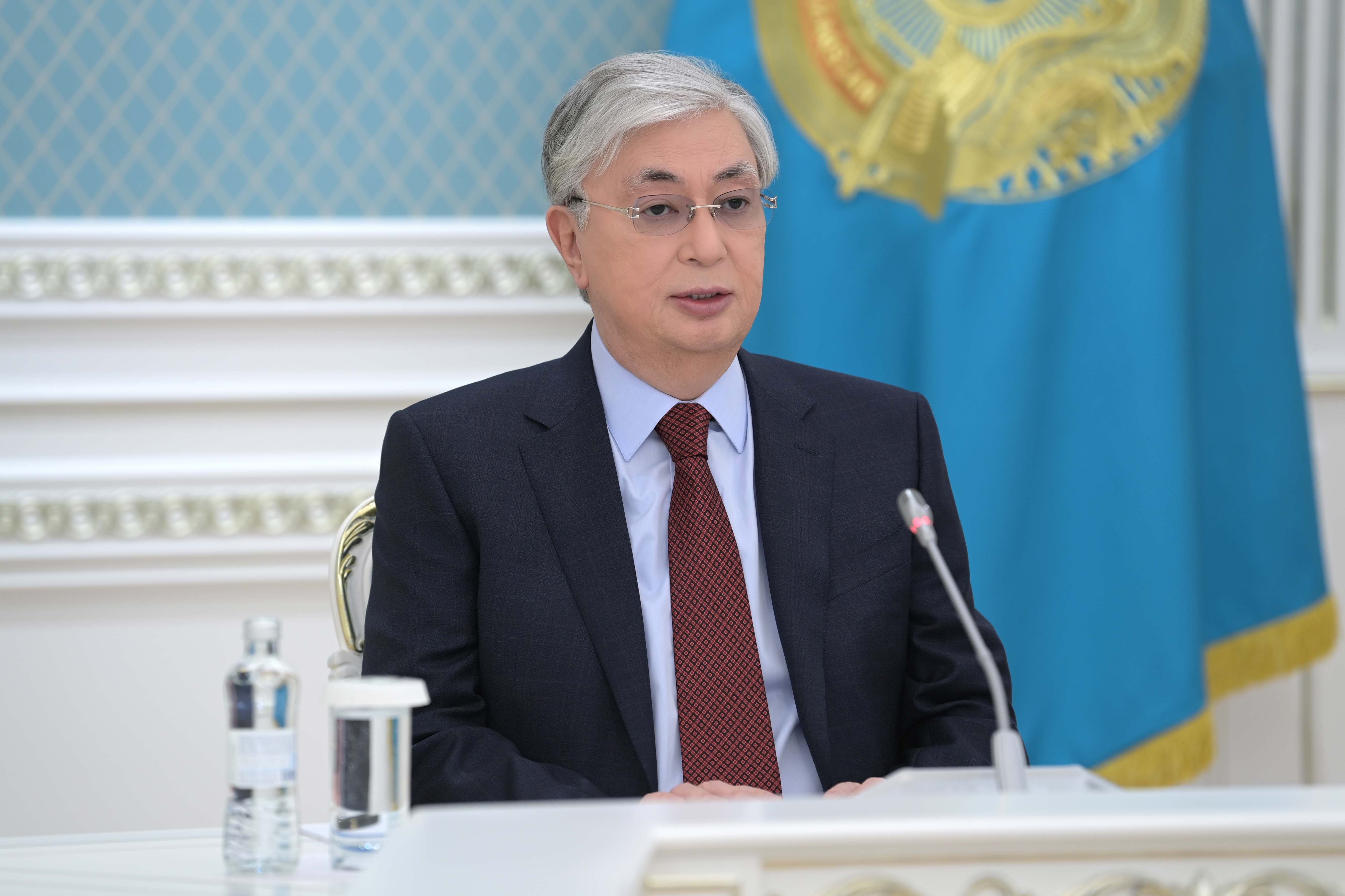 Kassym-Jomart Tokayev receives Foreign Minister Mevlut Cavusoglu of Türkiye