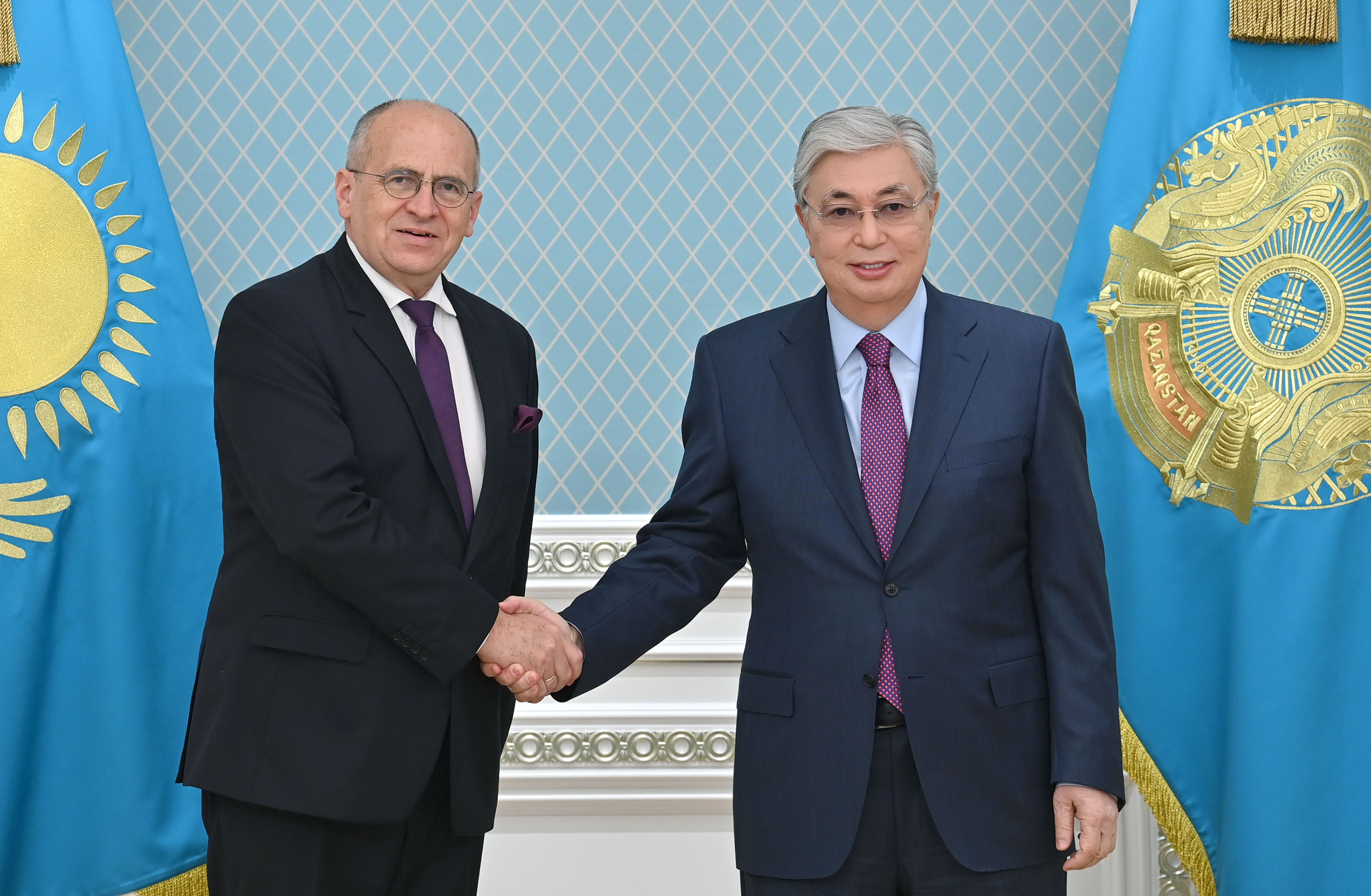 President of Kazakhstan receives OSCE Chairman-in-Office, Minister of Foreign Affairs of Poland